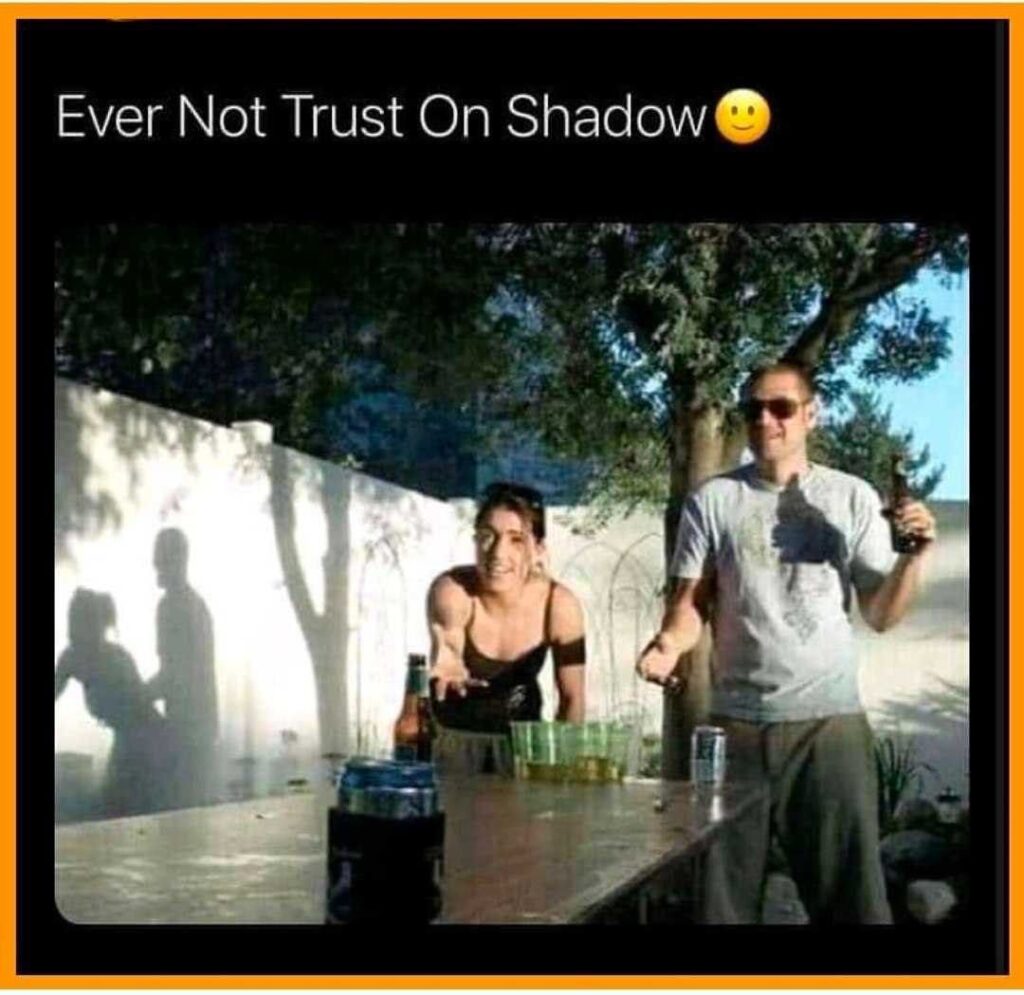 Ever Not Trust On Shadow 😃 When your actions say "hi" but your shadow says "bye-bye!" #ShadowGames.