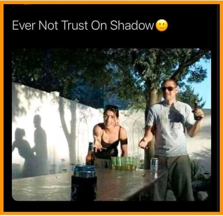 Ever Not Trust On Shadow 😃 When your actions say "hi" but your shadow says "bye-bye!" #ShadowGames.