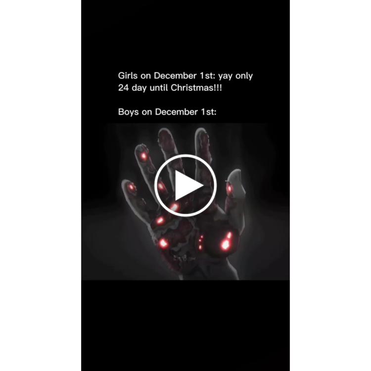 Girls on December 1st: yay only 24 day until Christmas!!! Boys on December 1st: Accurate 😂 #DecemberMood #lol #RelatableAF.