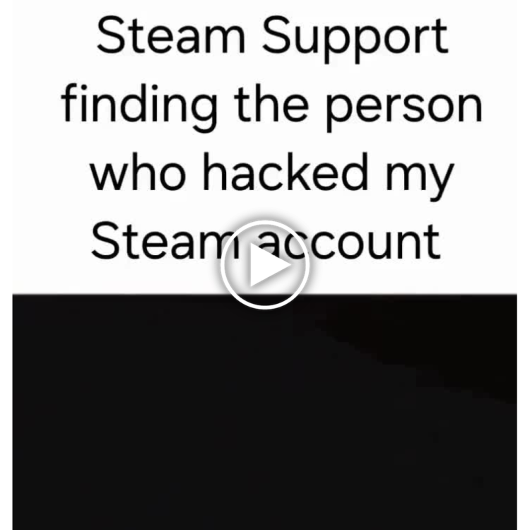 Steam Support finding the person who hacked my Steam account. Bottom of the image: pure darkness. Guess I’m solving this myself 😂 #hacked.