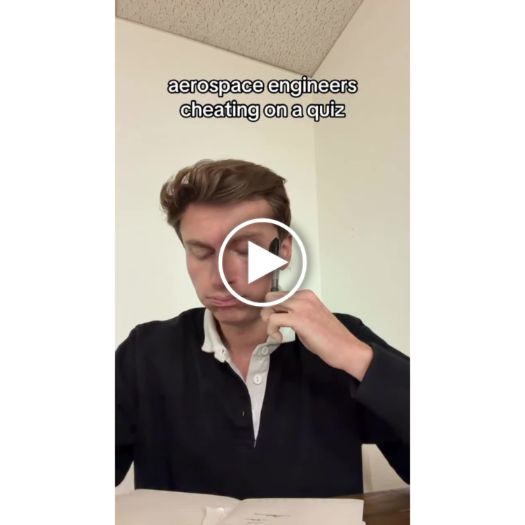 When you’re an aerospace engineer and the quiz hits harder than gravity. "aerospace engineers cheating on a quiz" #struggle #engineering #meme.