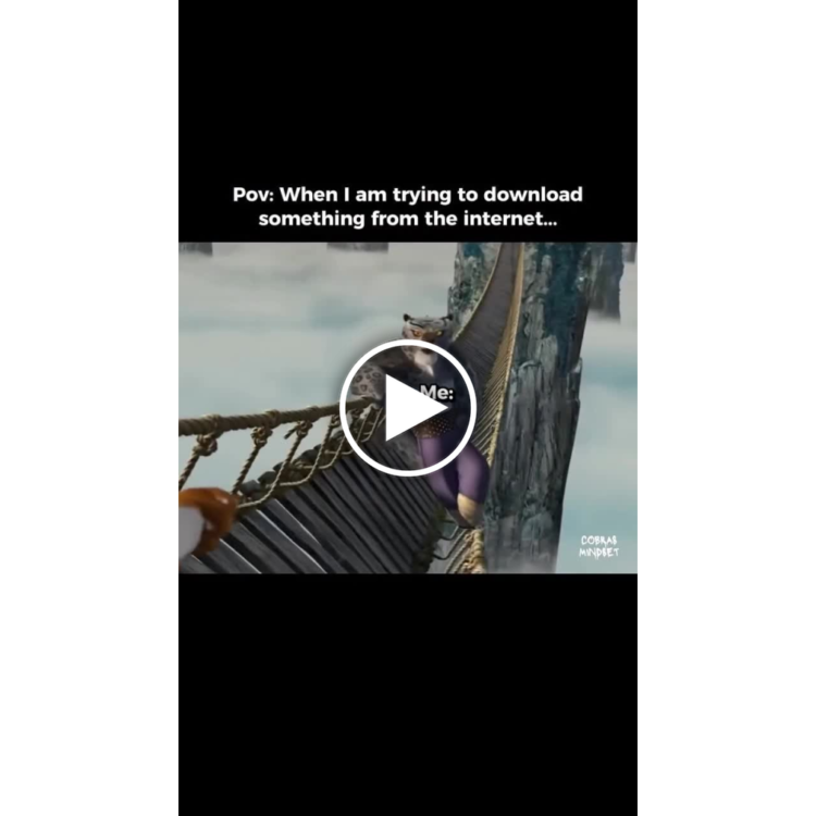 POV: When I am trying to download something from the internet... Me: Living life on the edge every damn time! #internet #struggle.