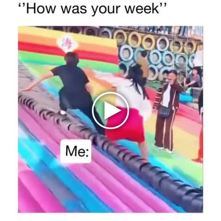 How was your week? Me: *literally sliding into chaos* 😂 If surviving counts as thriving, I’m nailing it! #MondayMood #Oops.